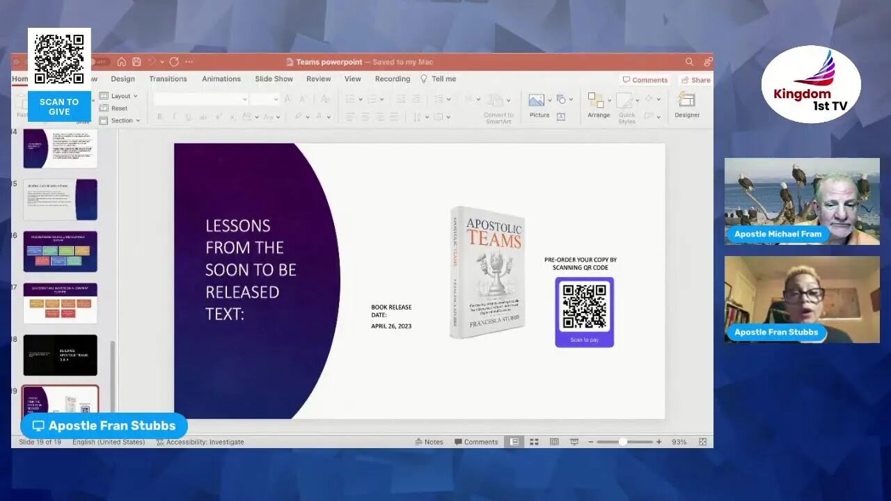 Apostolic Teams (Kingdom Connections with Apostle Michael Fram)