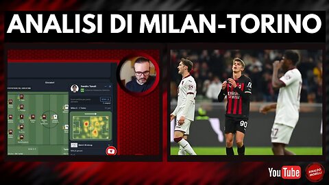 MILAN-TORINO 0-1, l'analisi della partita con Rinaldo Morelli