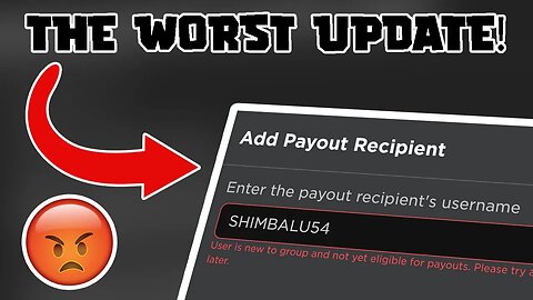 ROBLOX HAS MADE THE DUMBEST UPDATE EVER!