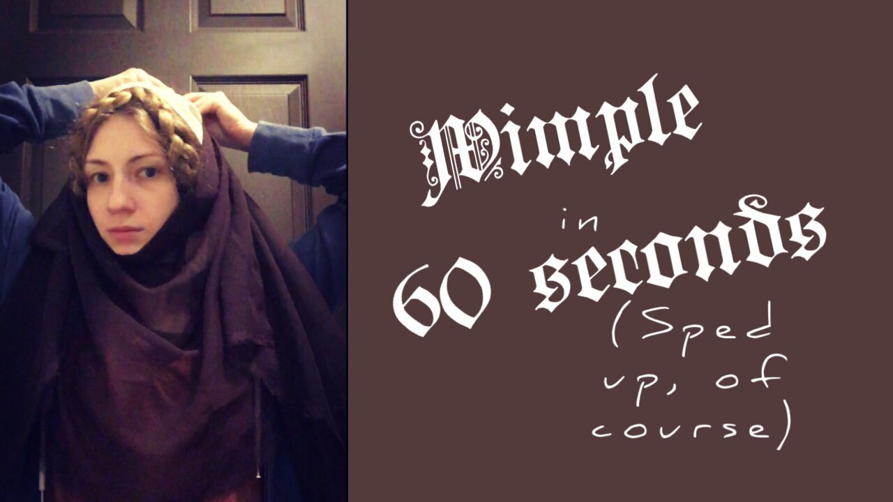 Medieval Woman's Wimple ~ Cosplay and Larp Costume How-to