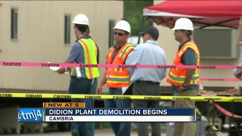 Didion Plant demolition begins