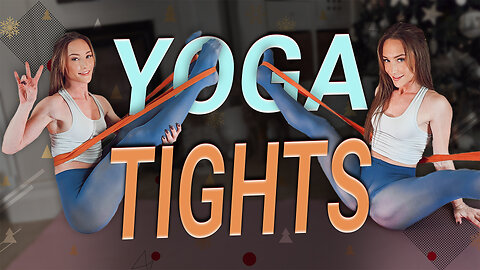 Yoga Workout in Sheer Tights - Hannahjames710 