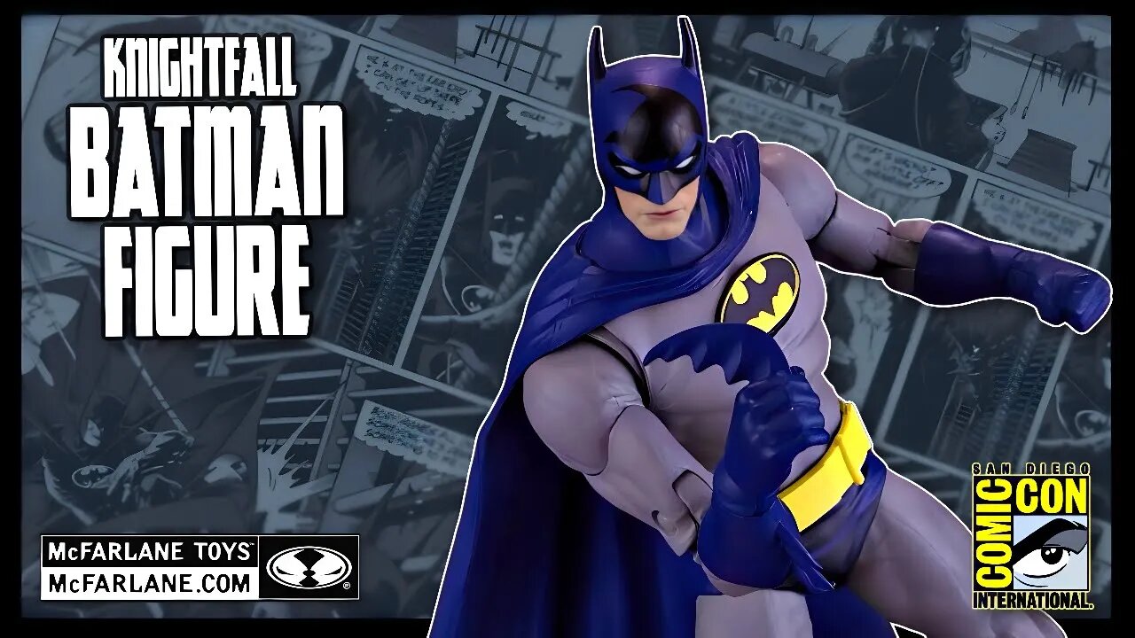 McFarlane Toys DC Multiverse Batman Knightfall 30th Anniversary SDCC 2023 Exclusive Batman Figure