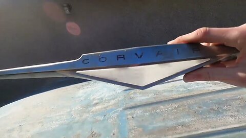 1961 Corvair Lakewood Custom Hood Emblem Insert