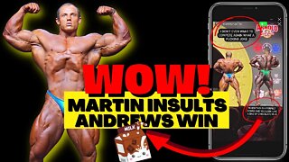 Angry Martin Fitzwater Loses His Temper After Arnold Classic