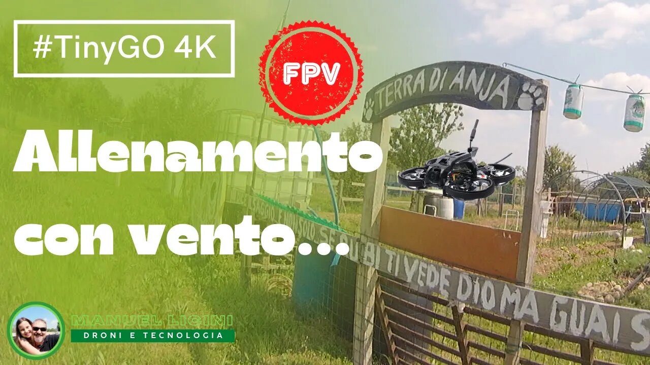 Allenamento con vento - TinyGO 4K