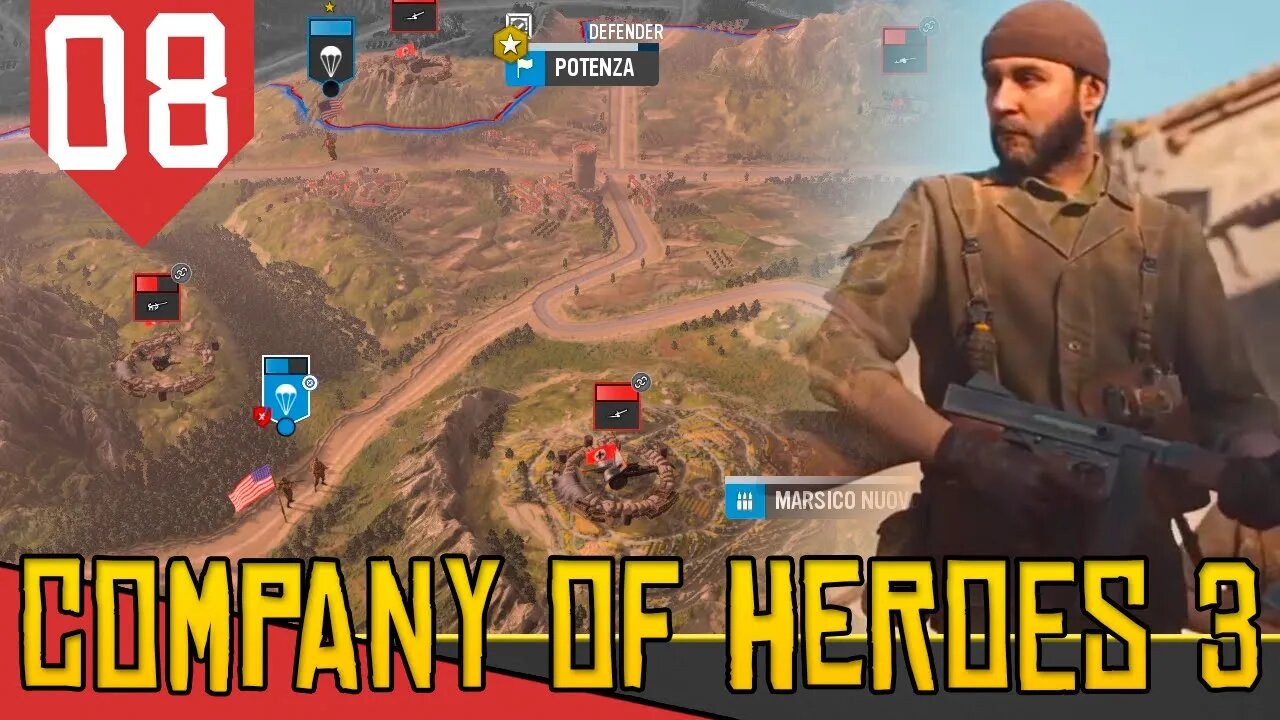 Avanços e Esportes - Company of Heroes 3 Italia #08 [Gameplay PT-BR]