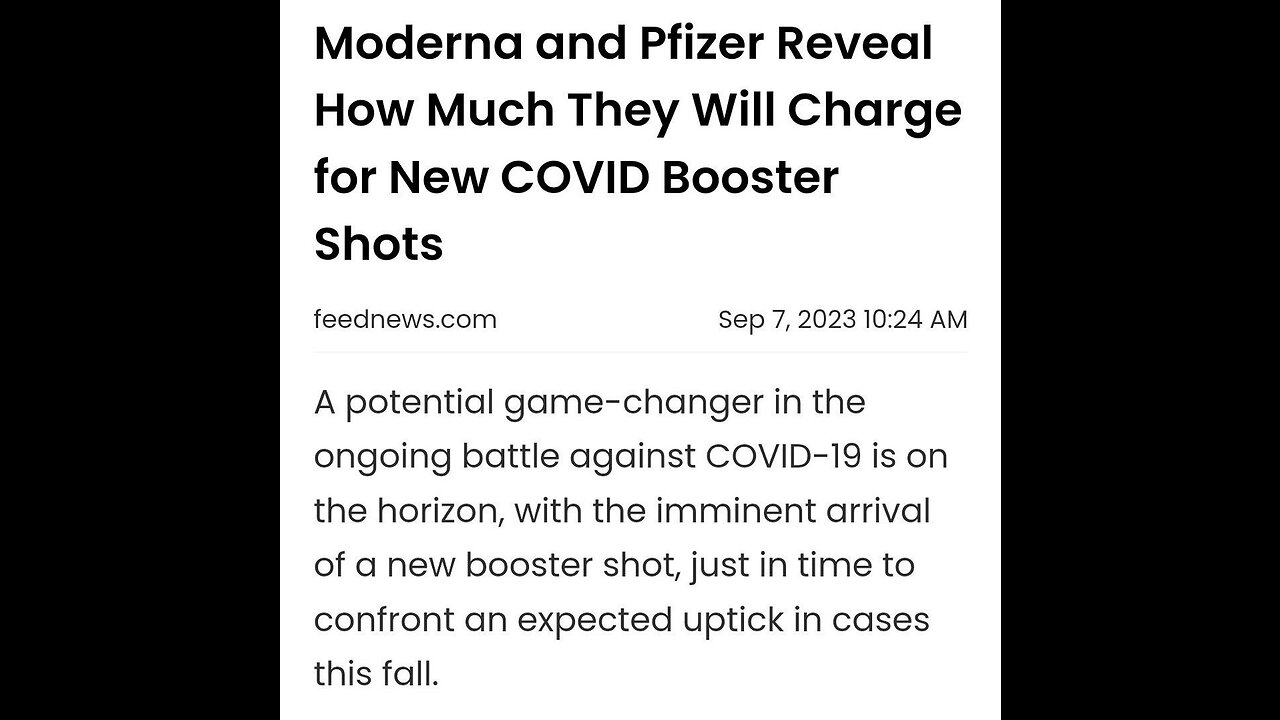 👀 👀 👀 According to Dr. Mike Yeadon, former global head of respiratory diseases at Pfizer,