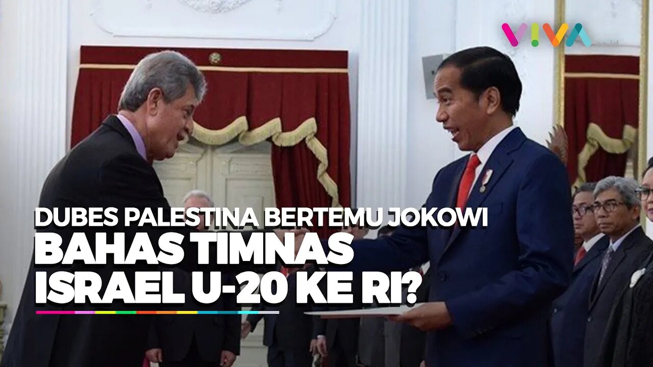 Wakil Palestina Ketok Pintu 'Rumah' Jokowi Saat Ramai Penolakan Timnas Israel U-20