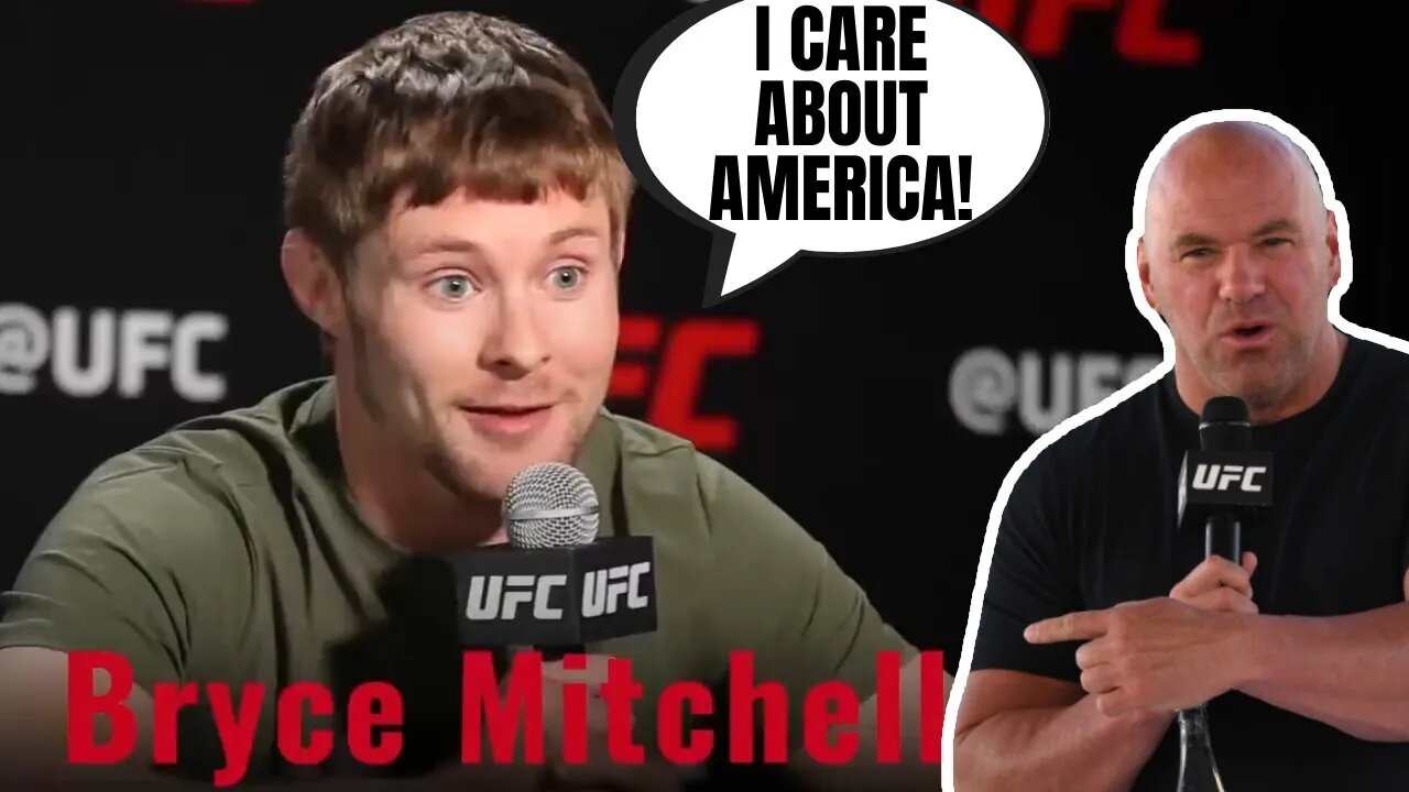 UFC's Bryce Mitchell Rant Goes VIRAL After Media Asks About Ukraine | He Cares About America