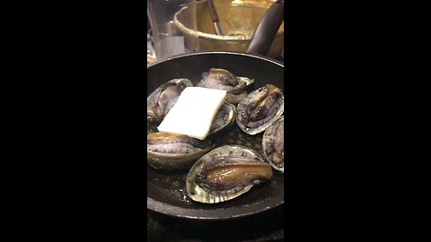 Korean butter-grilled abalone