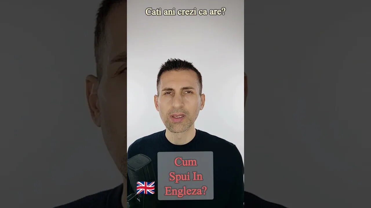 Cati ani crezi ca are? Cum spui in Engleza? #invataengleza #englezaonline #engleza