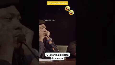 O LEITOR MAIS RAPIDO DO MUNDO ESSE CARA E ESPETACULAR CONFIRA #memes #viral #rir #tiktok #fy #shorts