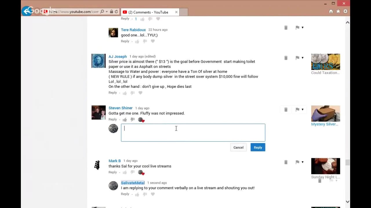 Tuesday LIVE: Gold & Silver!