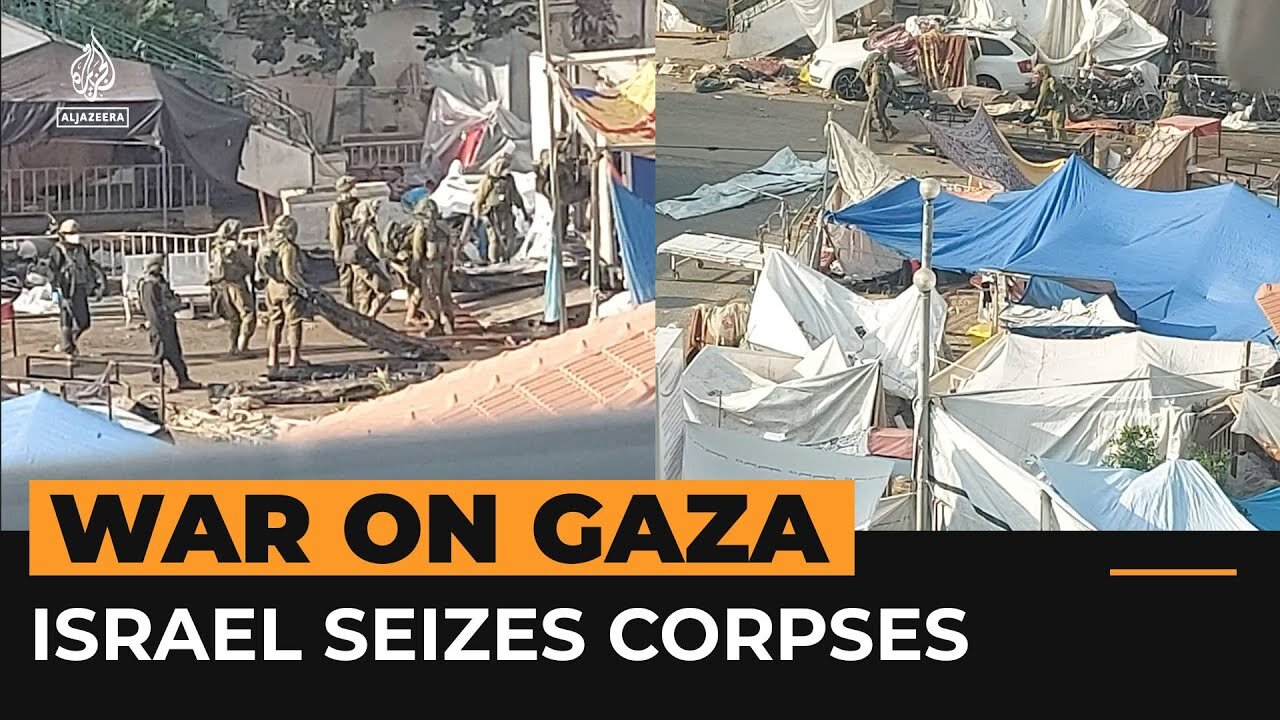 Video shows Israeli forces seizing corpses in Gaza Al Jazeera Newsfeed