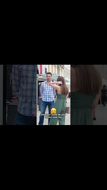 Approaching A Cute Polish Girl In Summer Warsaw #shorts