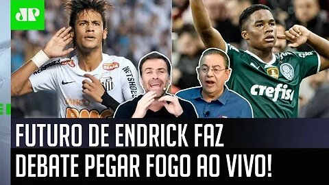 PEGOU FOGO! "VOCÊ VAI VER! Eu TENHO MEDO que o Endrick..." DEBATE FERVE sobre JOVEM do Palmeiras!
