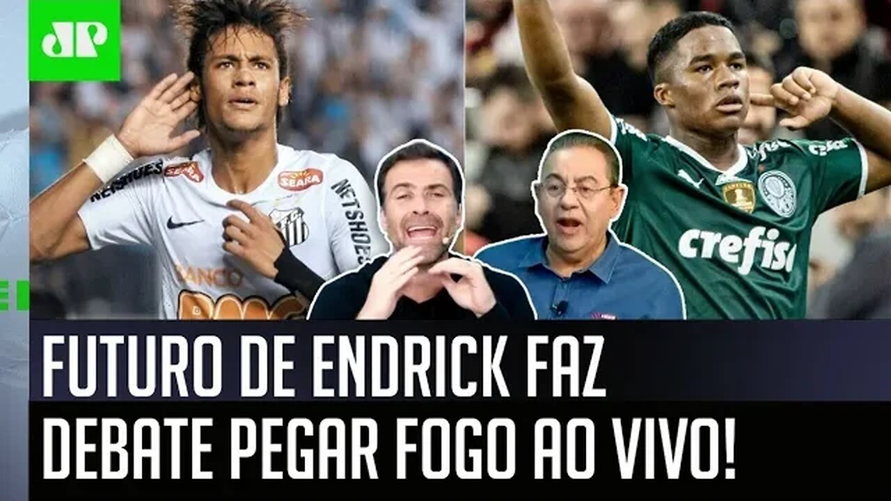 PEGOU FOGO! "VOCÊ VAI VER! Eu TENHO MEDO que o Endrick..." DEBATE FERVE sobre JOVEM do Palmeiras!