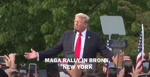 President Donald Trump Holds MAGA Rally in The Bronx, New York
