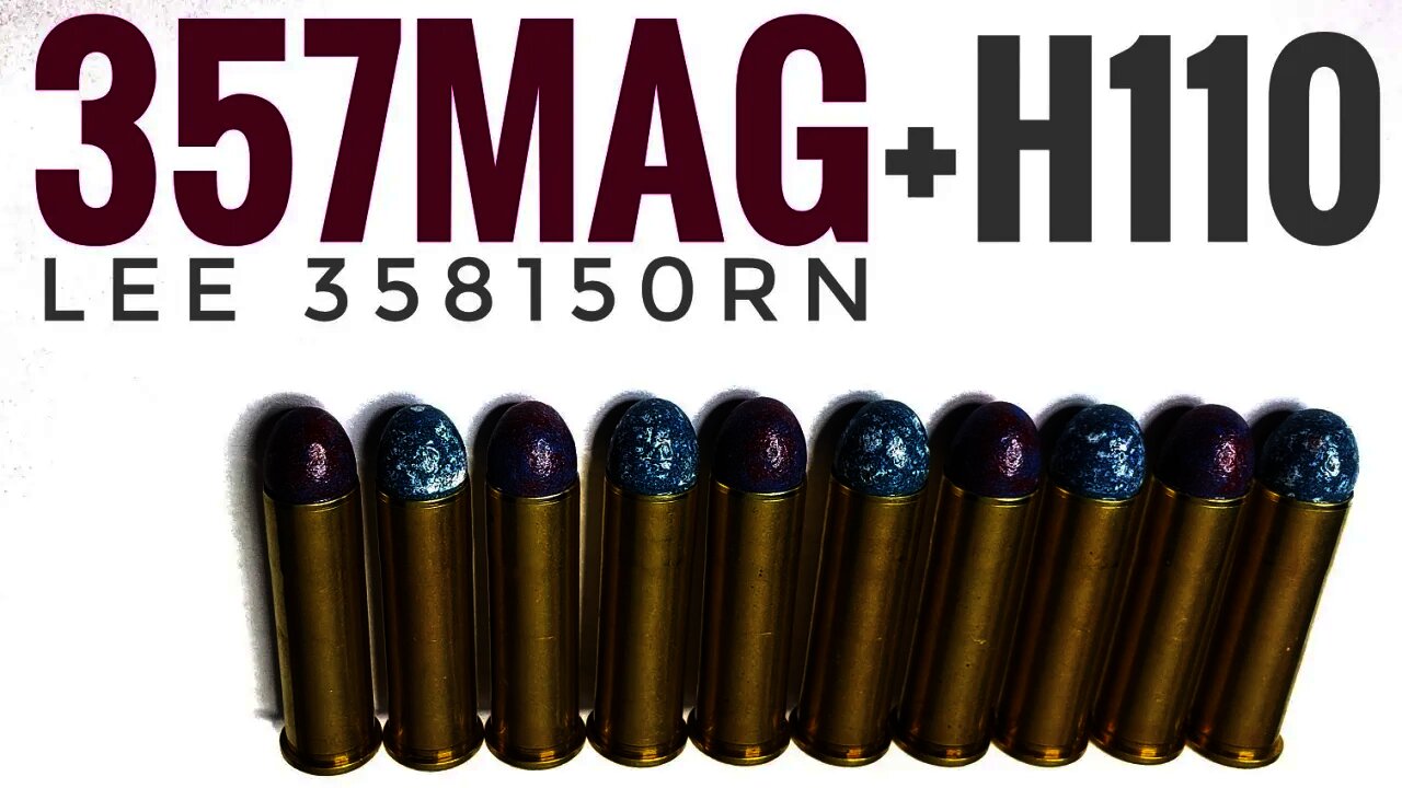 Reloading 357 Magnum Episode 5 - Further Testing With Hodgdon H110 And The Cast Lee 358150RN