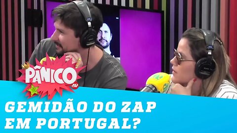 Gemidão do zap em Portugal? 'Faz parte do cotidiano', brinca Hugo Sousa