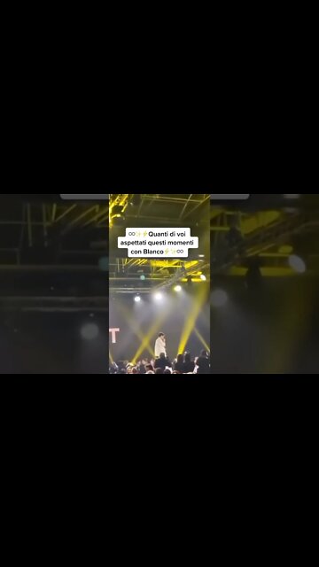 BLANCO LIVE! CHE SPETTACOLO 😍
