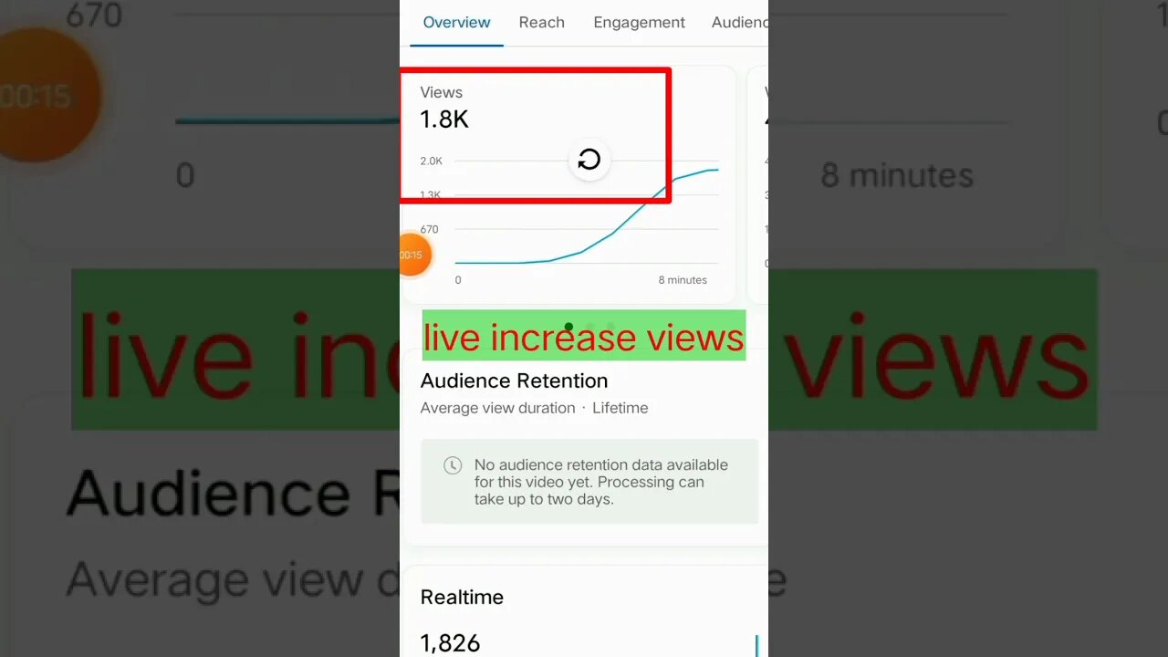 live increase views