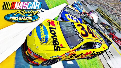 DAYTONA BUT THERE'S A MASSIVE WALL // NASCAR Racing 2003 Season