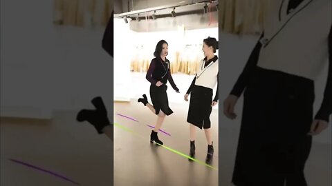 Three Hot Chinese Girls Show Us How To String Dance