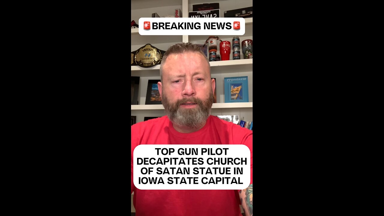 CHURCH OF SATAN STATUE IN IOWA BEHEADED BY MISSISSIPPI TOP GUN PILOT (12/14/23)