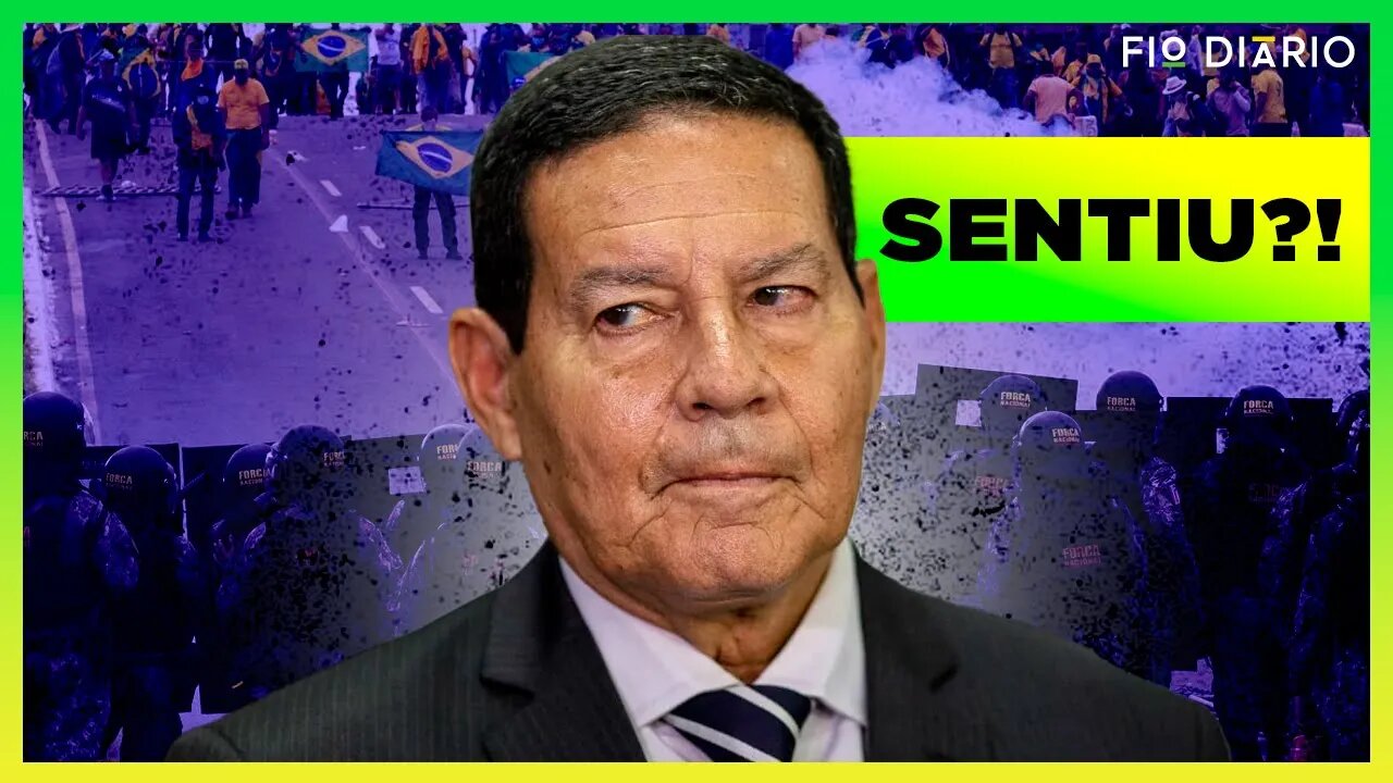 MOURÃO IRRITADO COM O TRATAMENTO AOS MILITARES NA CPMI DO 8/1