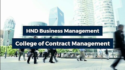 HND Business Management Online