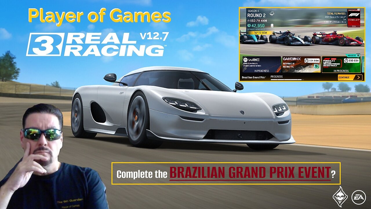 Player of Games: Real Racing 3 Update 12.7: Complete the F1 BRAZILIAN GRAND PRIX EVENT ?