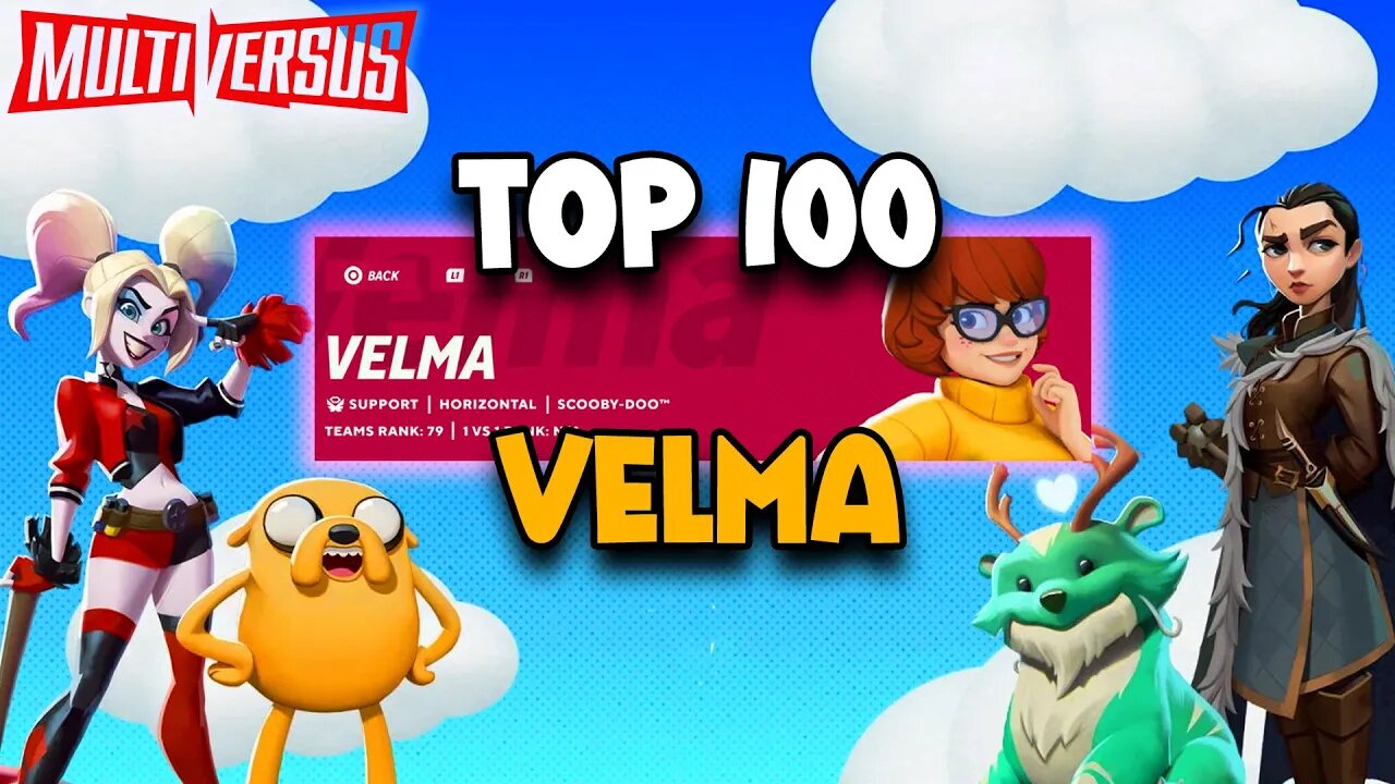 🔴 LIVE Top 100 Velma Main 🔍 In 2 Vs 2s! EASY Battle Pass Progression 🔋 Best Finn Perks | MULTIVERSUS