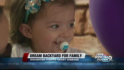 Little girl with heart disease gets dream playground from Tucson company