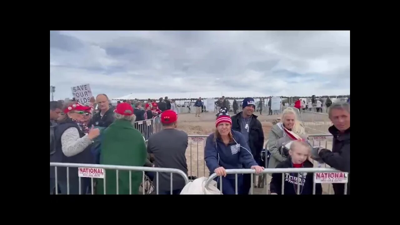 1/15/22 Richard Citizen Journalist in Arizona- T-Man Rally Line One Hour Before Gates Open!!