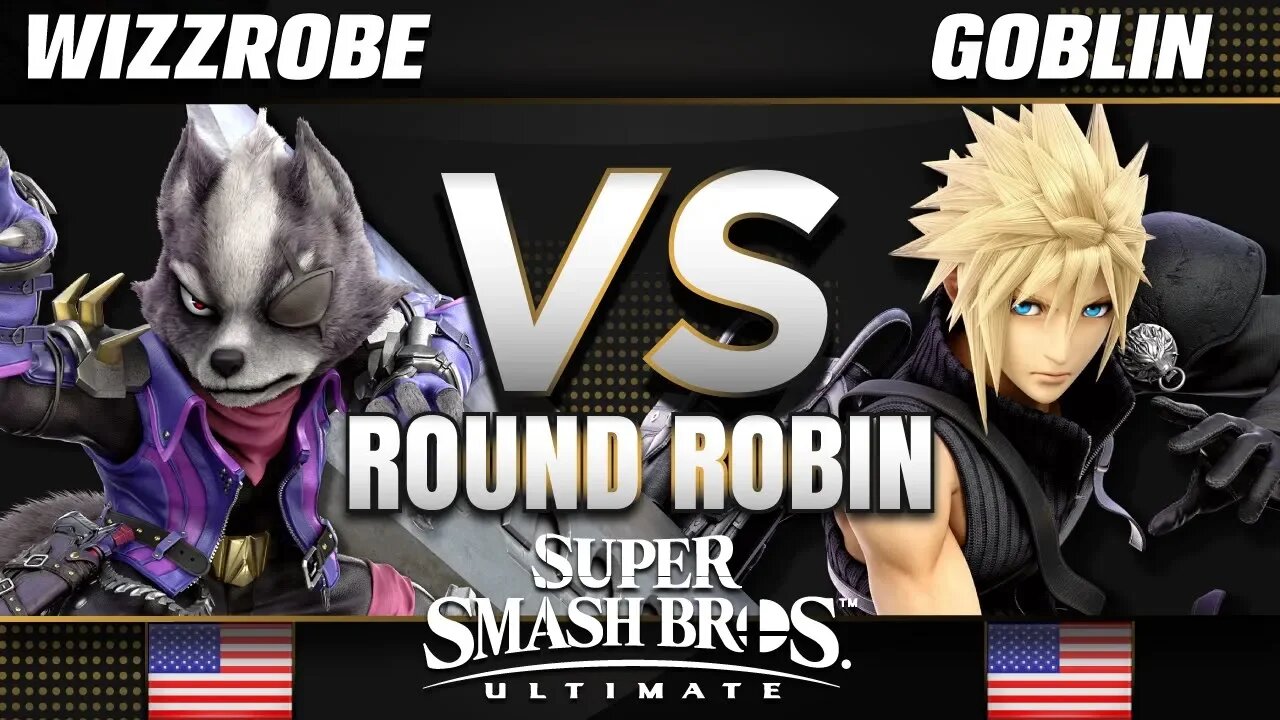 Wizzrobe (Wolf) vs. Goblin (Cloud/Roy) - Smash Ultimate MVG Round-Robin