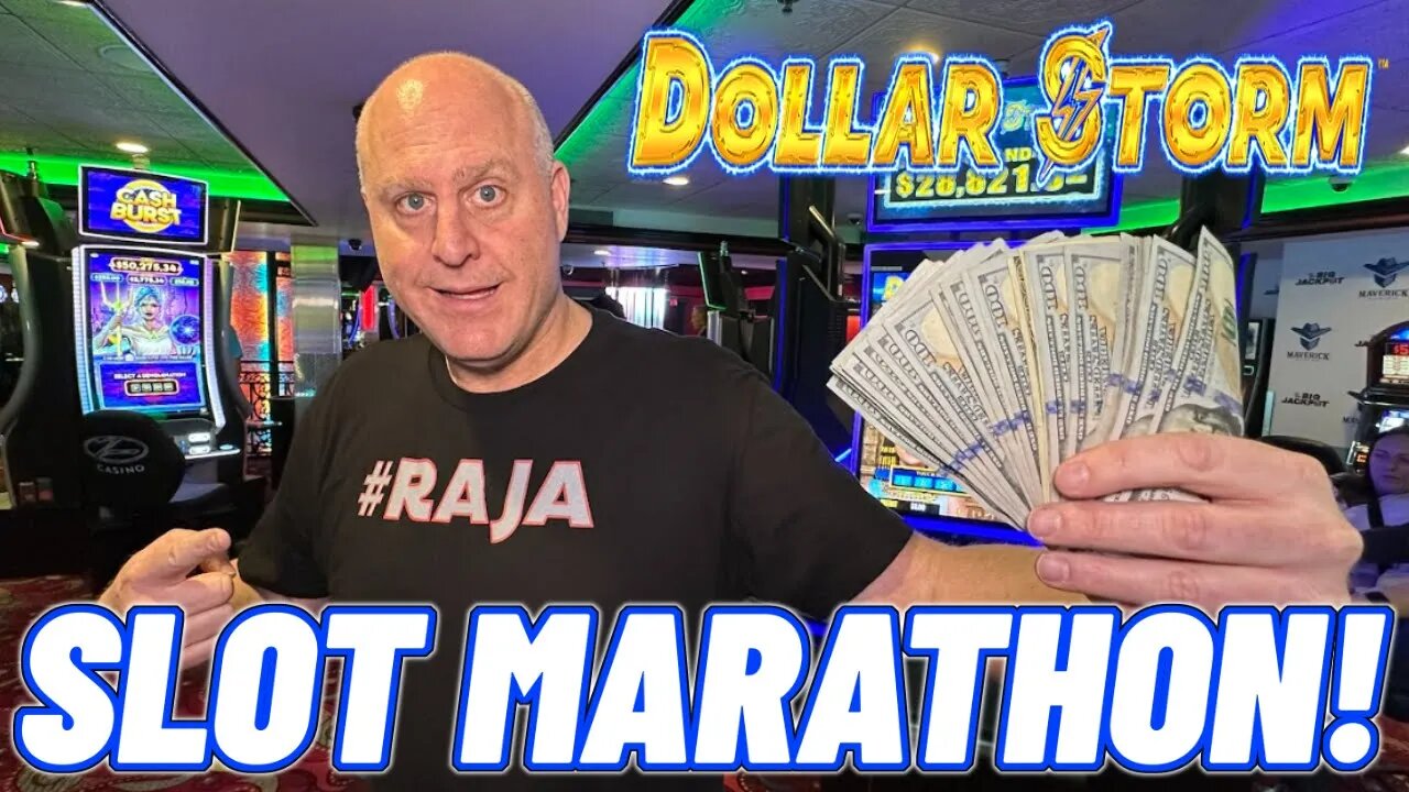 MAJOR JACKPOT MADNESS! ★ DOLLAR STORM HIGH LIMIT SLOT MARATHON!