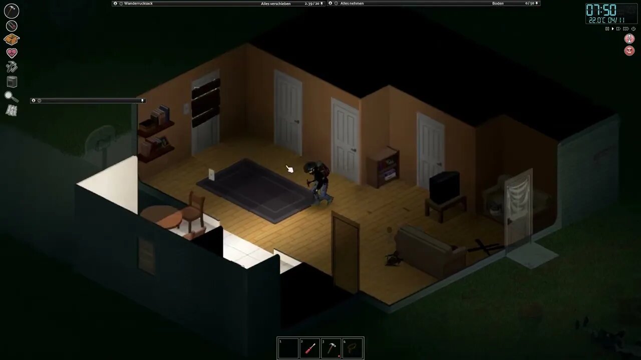 Project Zomboid Einzelspieler - Teil 012 - #HomeOffice #244 (HD) - lebenskuenstler.net #LetsPlay