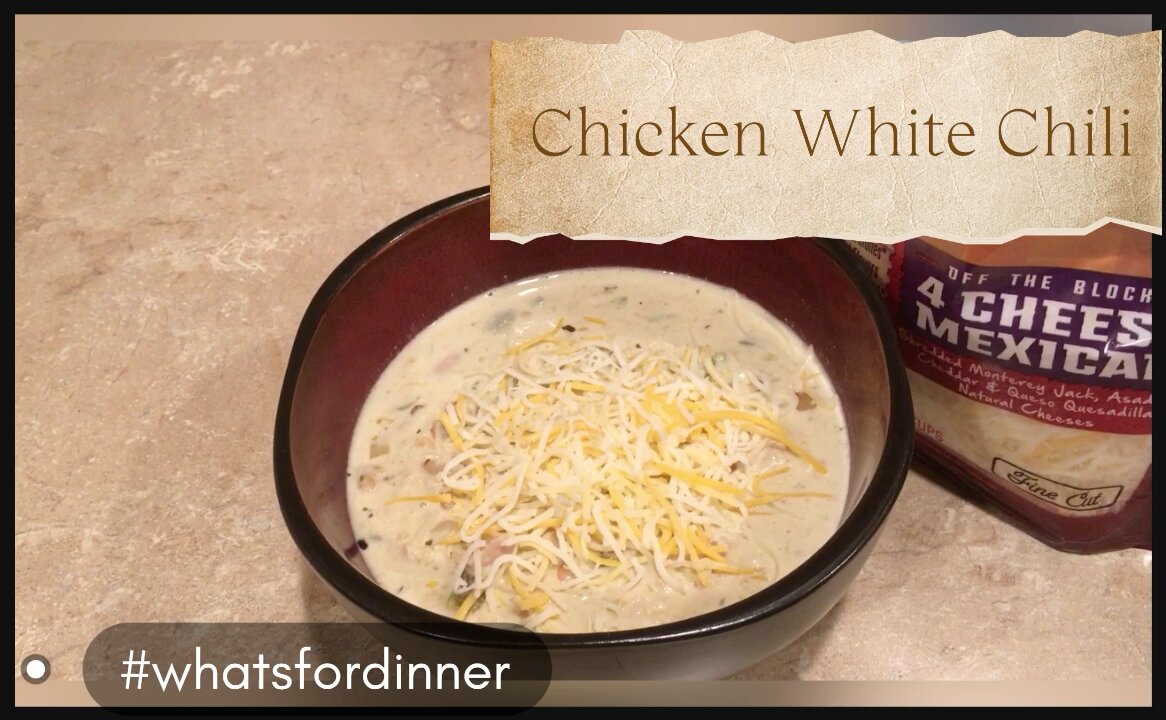 RECIPE: KETO - Chicken White Chili