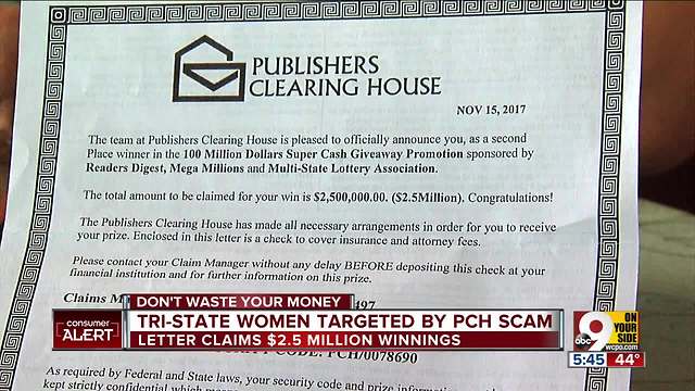 Don't fall for Publishers Clearing House scam