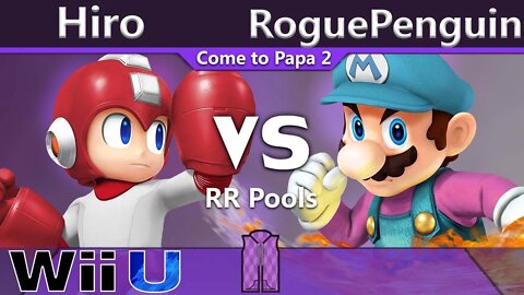 Hiro (Mega Man) vs. RoguePenguin (Mario) - Wii U RR Pools - CTP2