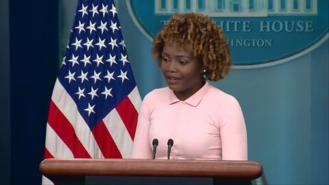 Karine Jean-Pierre Dismisses Biden's Terrible Approval Rating: "Polls Are Polls"