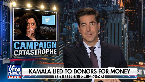 Jesse Watters: Kamala Harris Got Lined Up For An 'Apology Tour'