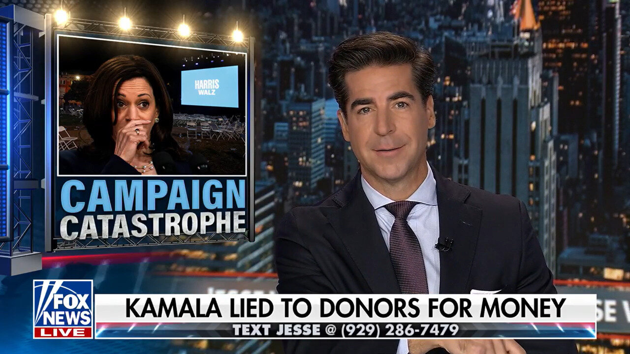 Jesse Watters: Kamala Harris Got Lined Up For An 'Apology Tour'