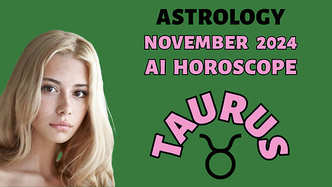 AI Predicts Taurus November 2024: Unexpected Revelations!