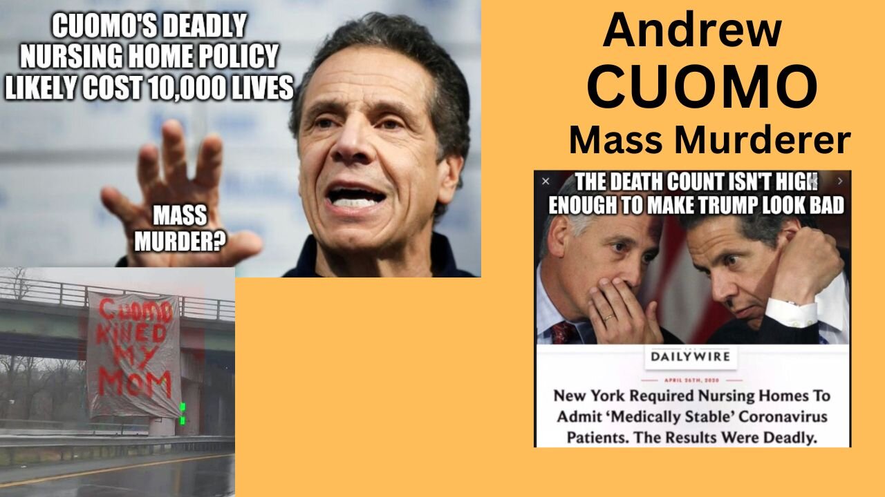 Andrew Cuomo Mass Murderer