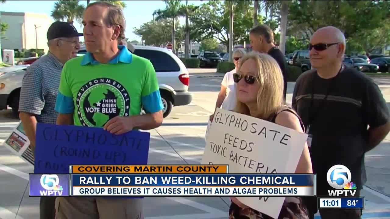 Rally to ban weed-killing chemical held today