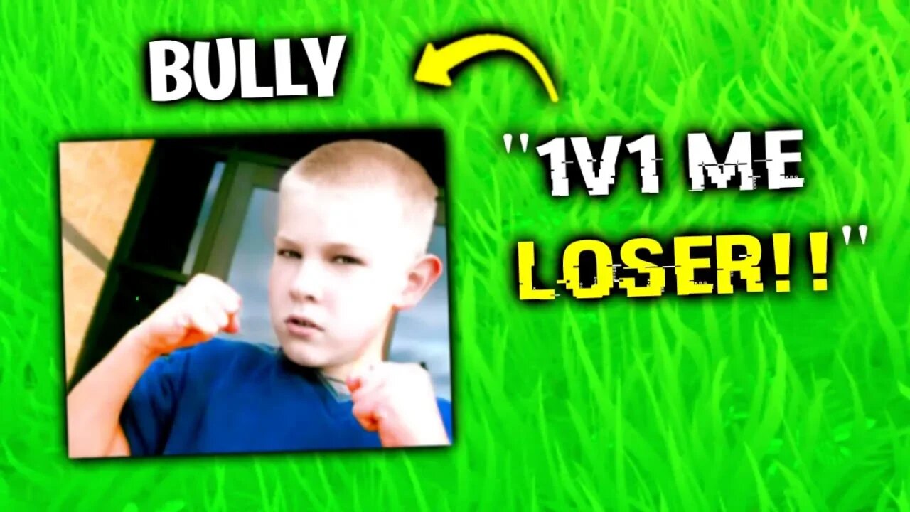 My School's BULLY Challenged Me.. (Fortnite)