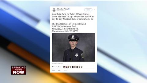 Memorial fund established for fallen MPD Officer Charles Irvine Jr.